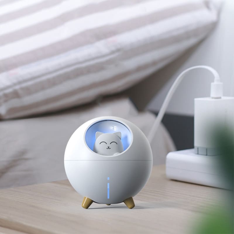 Cute Cat Spaceship Ultrasonic Air Humidifier Essential Oil Diffuser-Ultrasonic Air Humidifier and Essential Oil Diffuser-10-Colydia