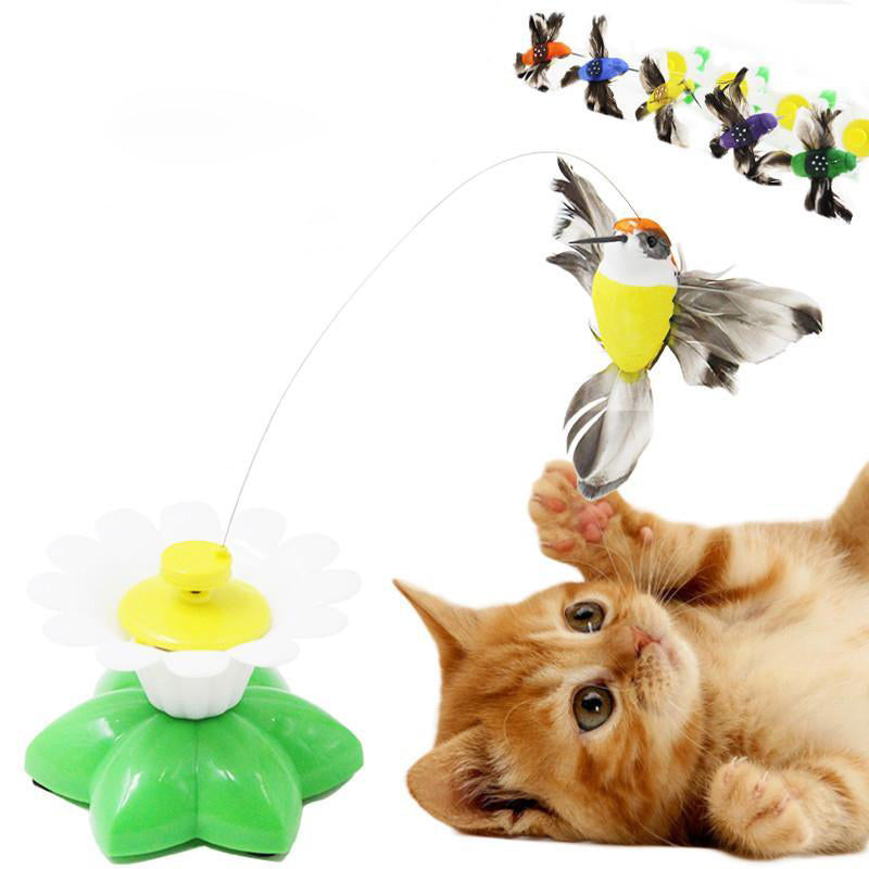 Interactive 360° Flying Bird Cat Toy-Cat Toy-1-Colydia