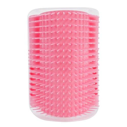 Cat Self Grooming Wall Brush - Reduce Shedding & Itch Relief-Cat Grooming Tool-Pink-1- Pack-7-Colydia