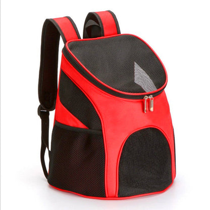 Breathable Mesh Pet Carrier Backpack for Comfortable Outdoor Travel-Product Type: Pet Carrier Backpack-red-30*25*35-5-Colydia