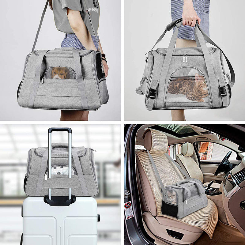 Portable Pet Backpack for Cats & Dogs - Stylish, Durable Design-Pet Backpack-4-Colydia