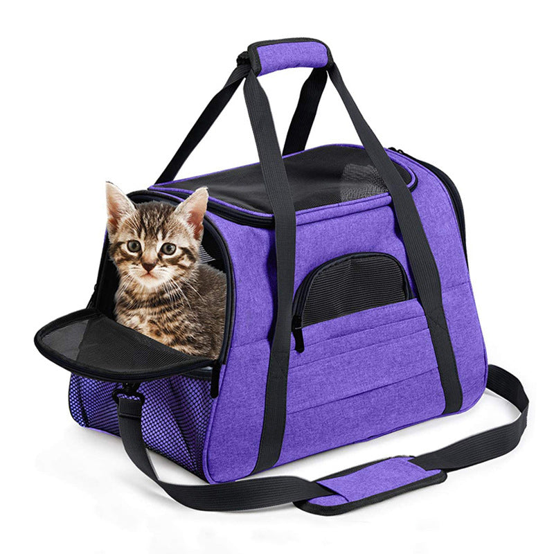 Portable Pet Backpack for Cats & Dogs - Stylish, Durable Design-Pet Backpack-7-Colydia