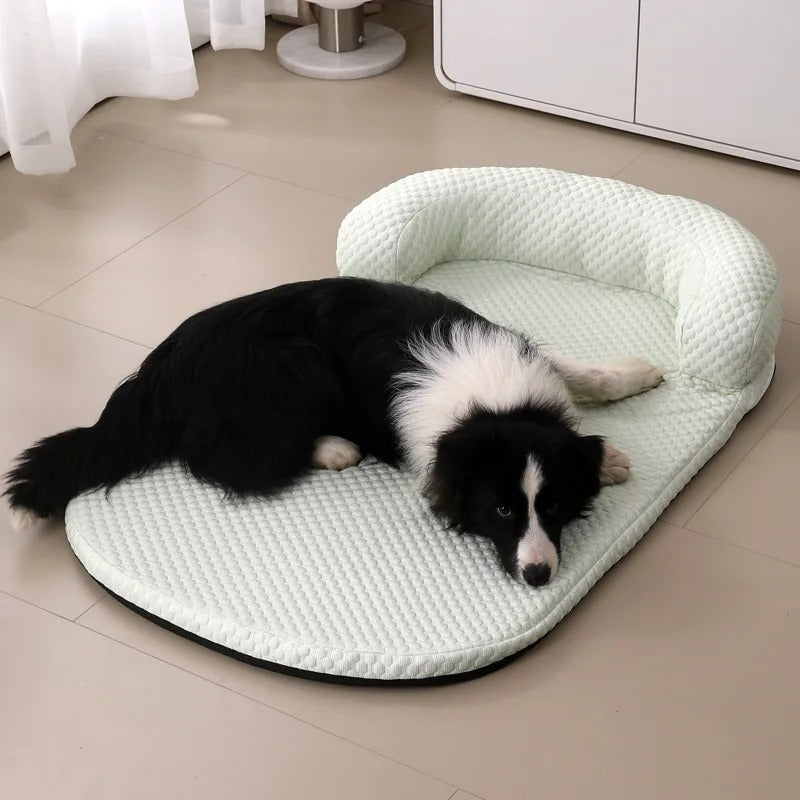 Removable Cooling Pet Mattress | Ice Silk Fabric for Summer Comfort