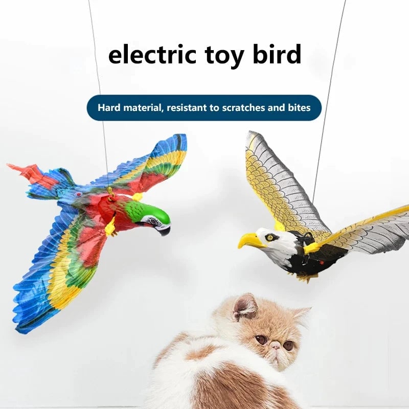 Interactive Flying Cat Toy for Endless Fun-Cat Toy-Parrot+Eagle-5-Colydia