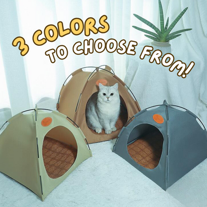 Cozy Cat Retreat Tent: Portable, Easy Setup for Play, Sleep & Travel-Cat Tent-6-Colydia