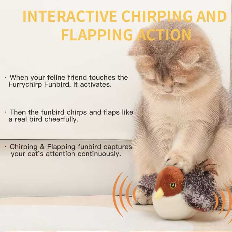 TweetTrek Pro Interactive Sparow Toy for Cats-Interactive Cat Toy-3-Colydia