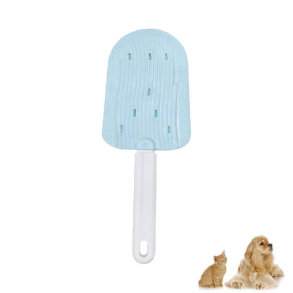 Gentle Touch Cat Tongue Comb for Soft, Healthy Grooming-Pet Grooming Brush-Blue-1-Colydia