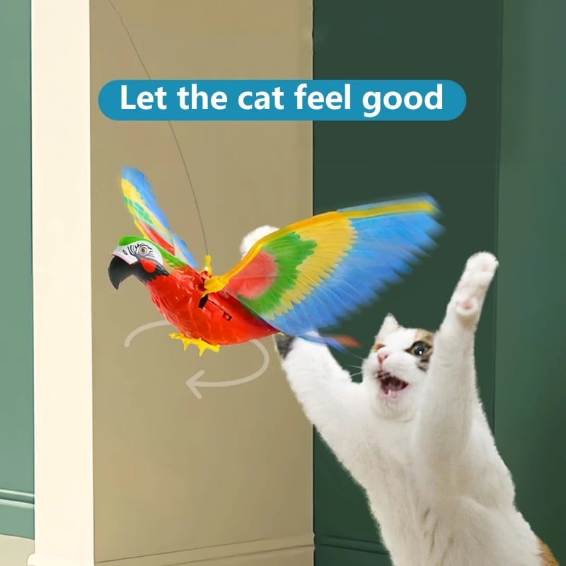 Interactive Flying Cat Toy for Endless Fun-Cat Toy-Parrot-2-Colydia