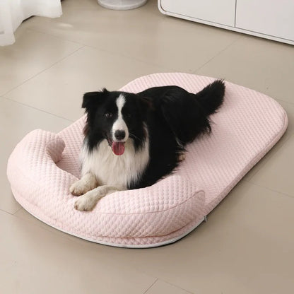 Removable Cooling Pet Mattress | Ice Silk Fabric for Summer Comfort