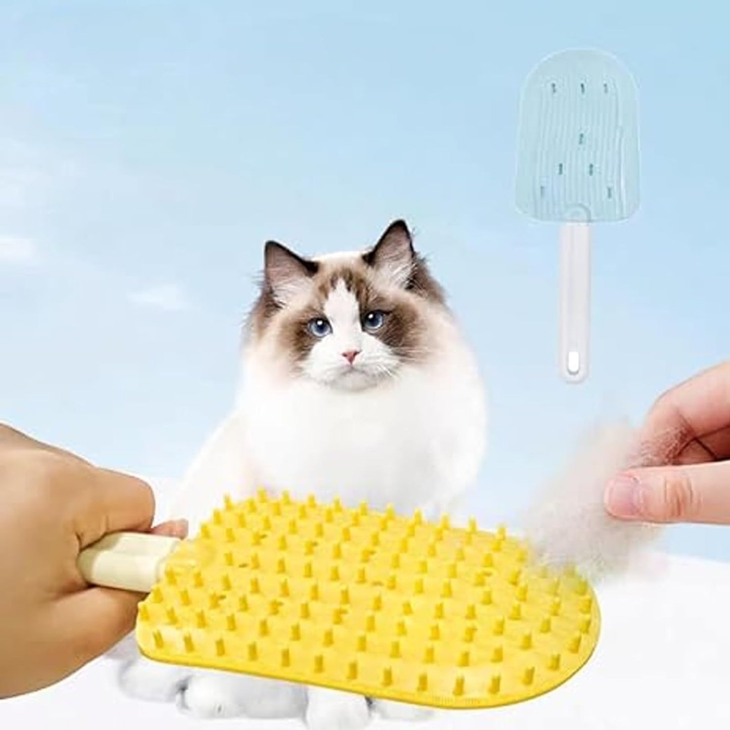 Gentle Touch Cat Tongue Comb for Soft, Healthy Grooming-Pet Grooming Brush-4-Colydia