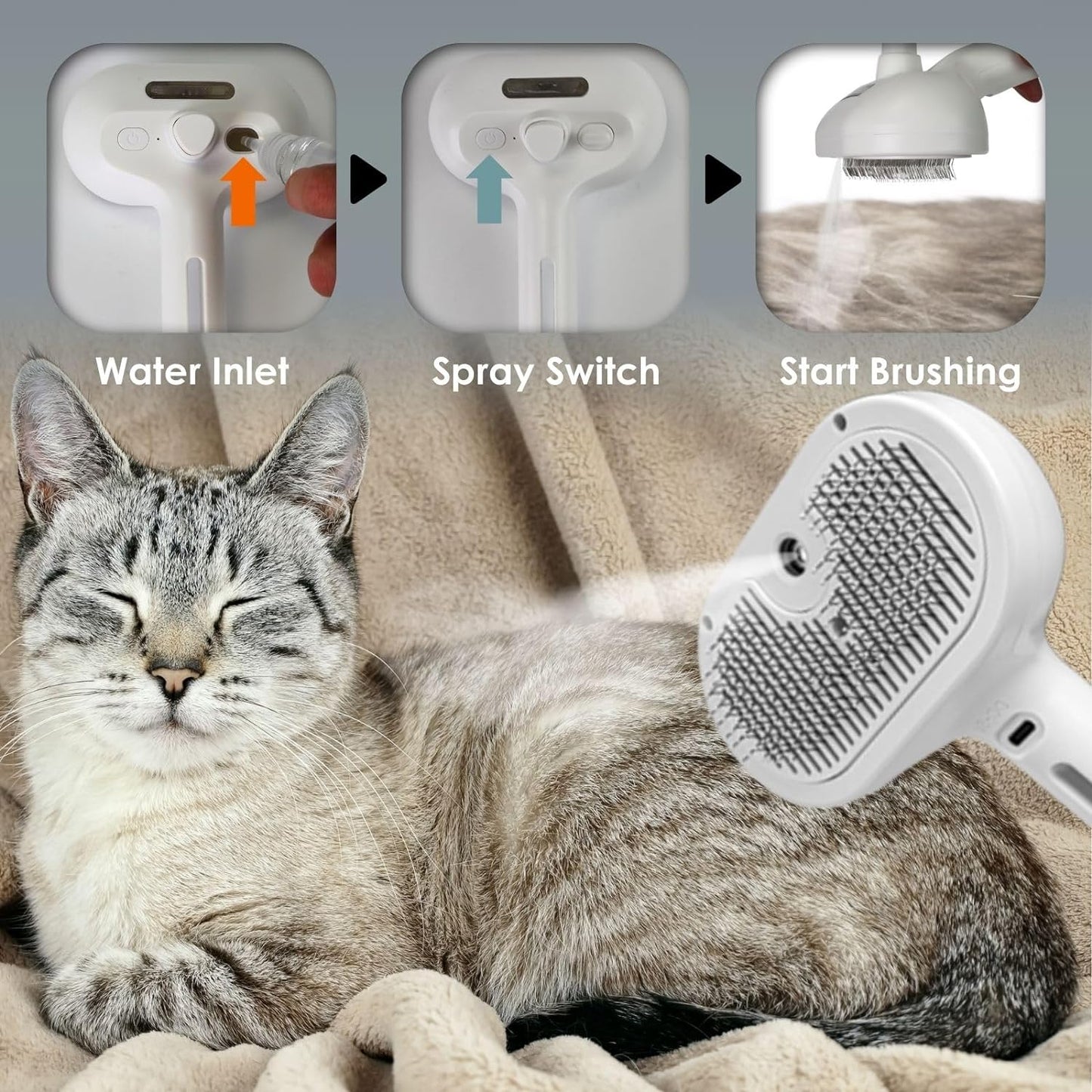 Mist Massage Spray Brush for Cats and Dogs-**Product Type**: Pet Grooming Brush-3-Colydia