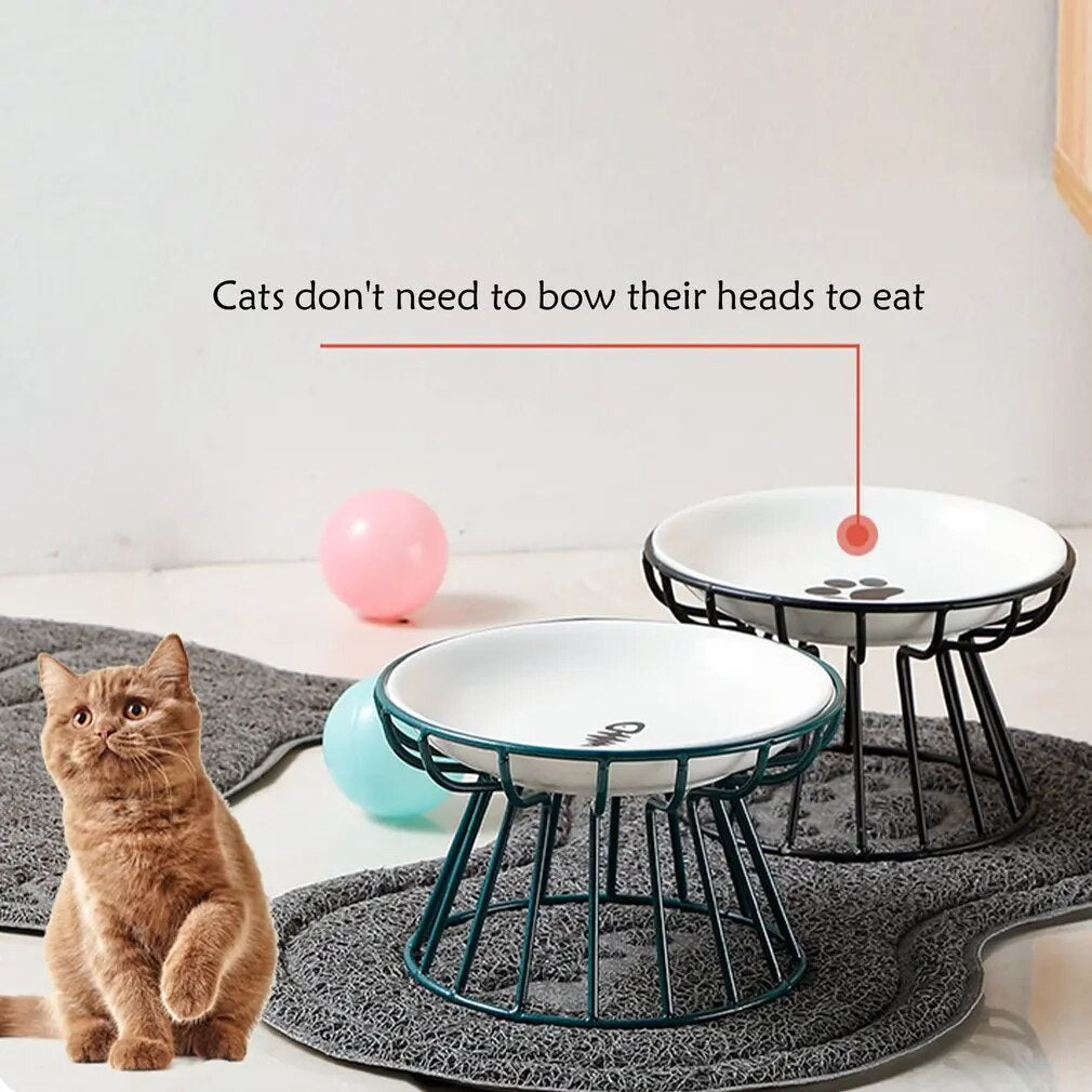 PurrFeast Elevated Cat Bowl Set for Stylish Dining-Elevated Cat Bowl Set-3-Colydia