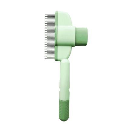 Effortless Cat Grooming: Waterless Fur Detangling Brush for Comfort-Pet Grooming Tool-Green-6-Colydia