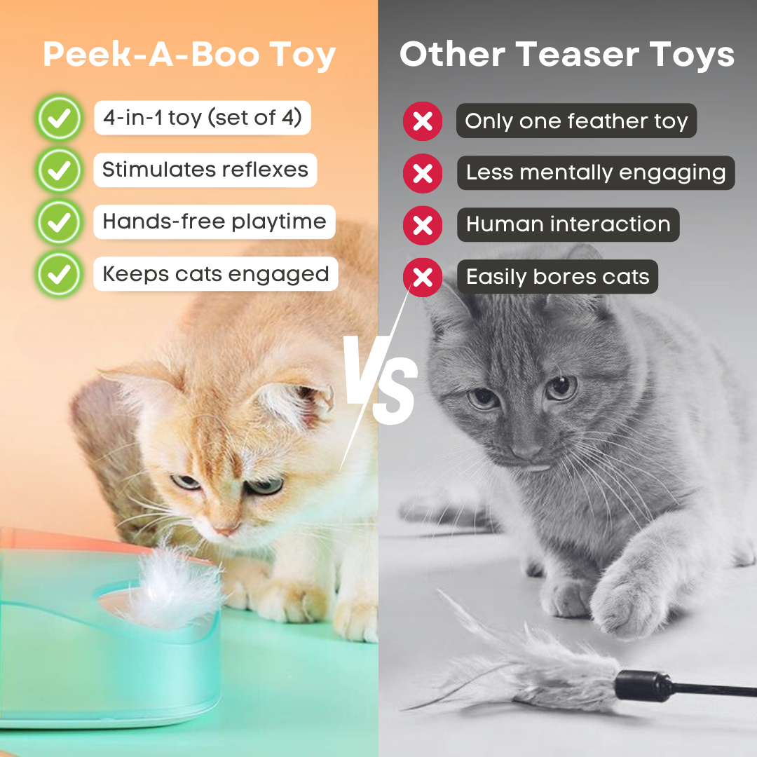 Interactive Cat Peek-A-Boo Toy - Smart Fun for Playful Cats-Interactive Cat Toy-6-Colydia