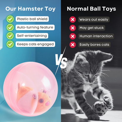 Automatic Running Hamster Toy for Cats - Fun, Healthy, Engaging-Automatic Running Cat Toy-6-Colydia