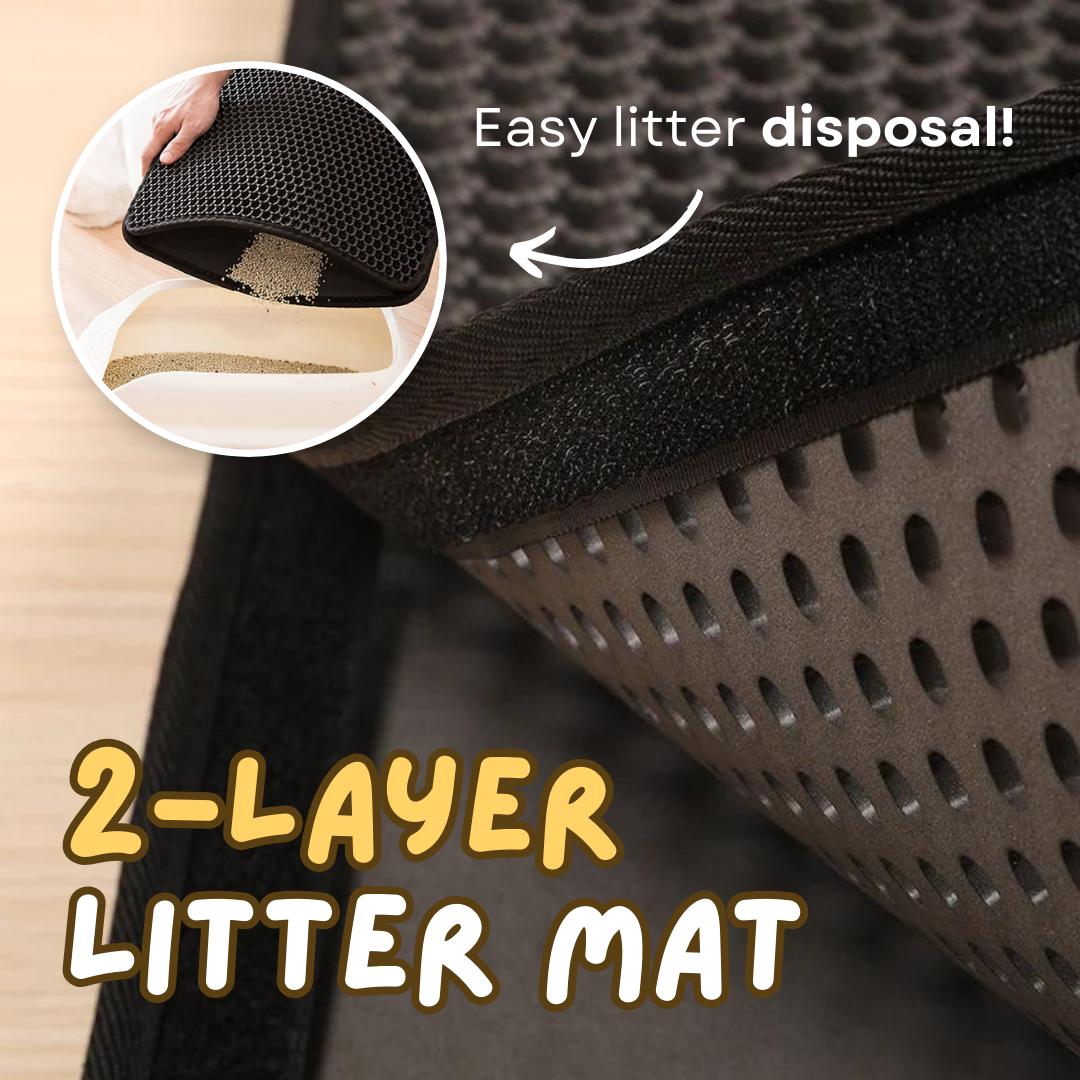 Extra Large Cat Litter Mat: Stop Unwanted Scatter & Odor Instantly-Cat Litter Mat-3-Colydia