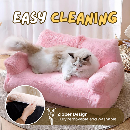 Luxury Cat Sofa Bed - Plush, Spacious, Perfect for Pampered Pets-Luxury Cat Bed-6-Colydia