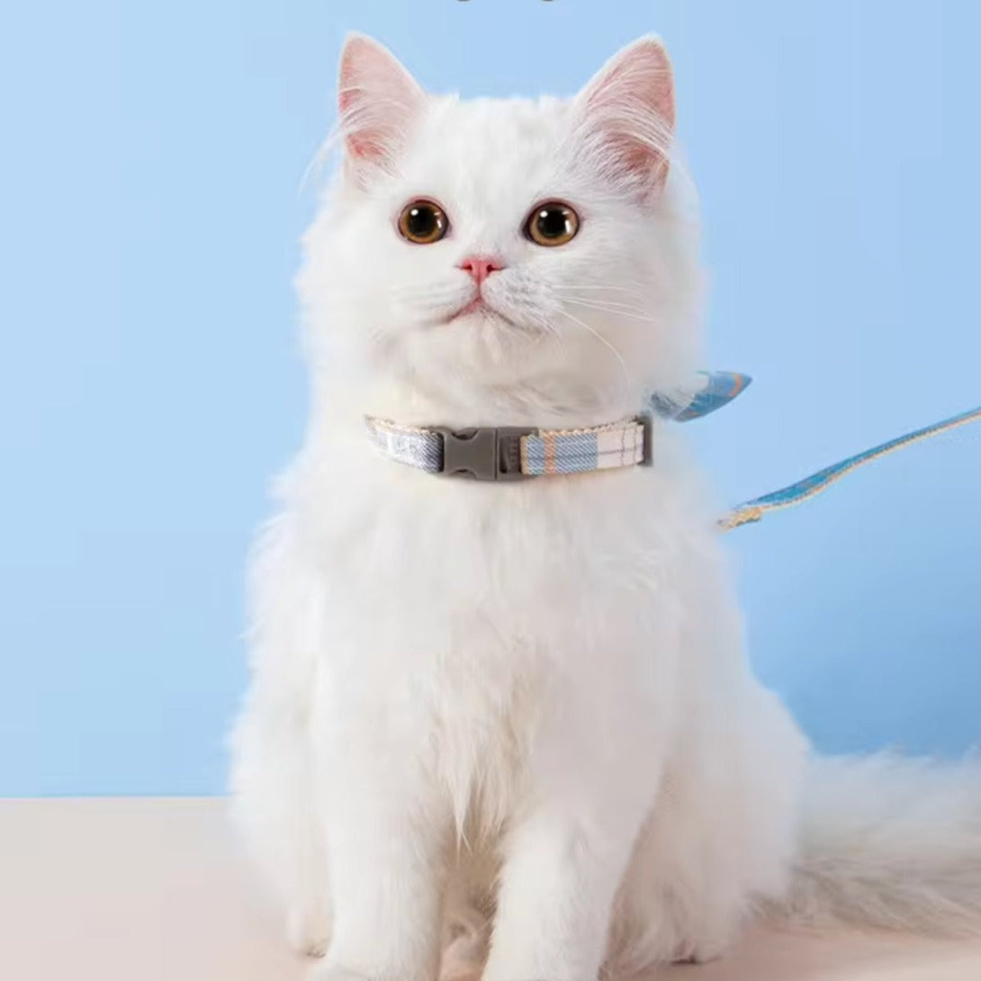 Breakaway Bow Cat Harness & Leash - Safe, Stylish for Kittens-Cat Harness and Leash Set-7-Colydia