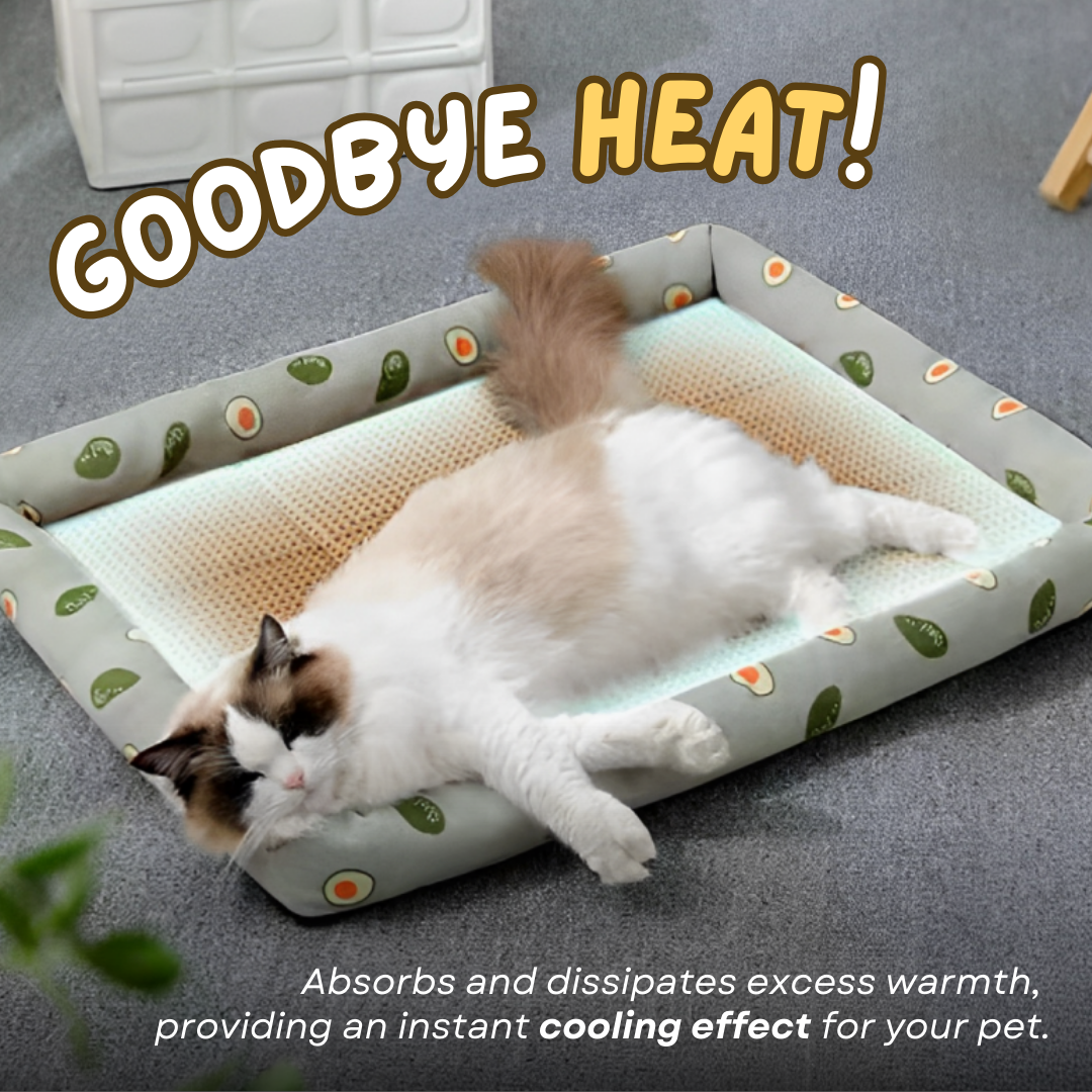 Cat Summer Snuggly Cooling Mat - Breathable, Cool Design for Sleep-Cooling Mat for Cats-2-Colydia