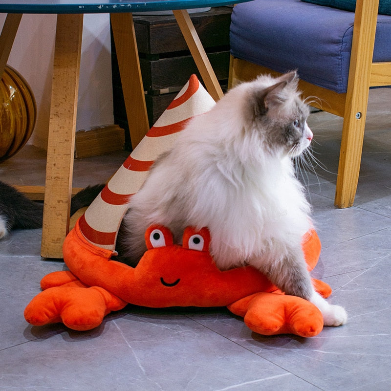 Cozy Crab Cat House - Removable, Washable, All-season Bed-Cat House-3-Colydia