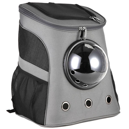 Portable Cat Backpack with Porthole - Secure Travel Carrier Bag-Portable Cat Backpack Carrier-3-Colydia