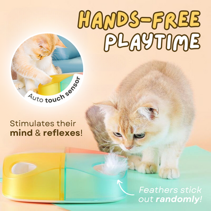 Interactive Cat Peek-A-Boo Toy - Smart Fun for Playful Cats-Interactive Cat Toy-2-Colydia