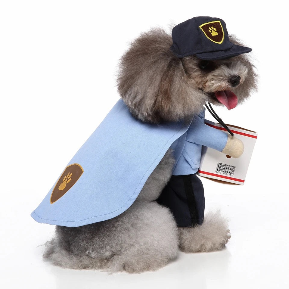 Charming Pet Mail Carrier Costume - Comfortable, Easy, Durable Fit-Pet Costume-3-Colydia