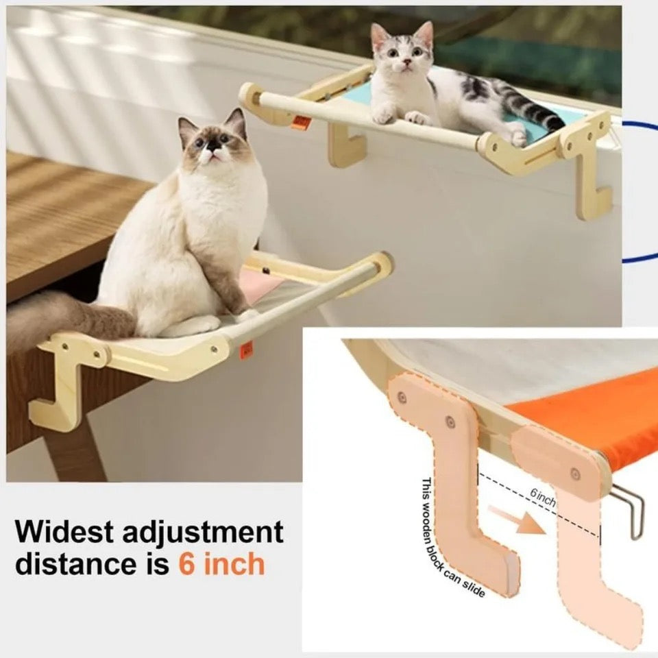 Multi-Use Cat Perch: Adjustable, Stable, & Washable for Feline Comfort-Cat Perch Bed-16-Colydia