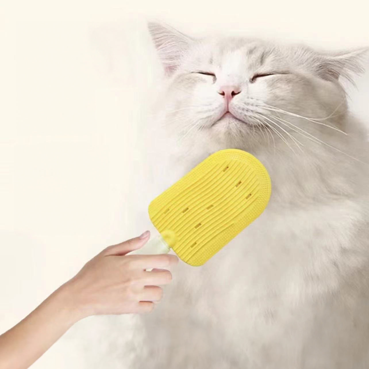 Effortless Cat Grooming with Sticky Brush 2.0 - No Bath Needed-Cat Grooming Brush-1-Colydia