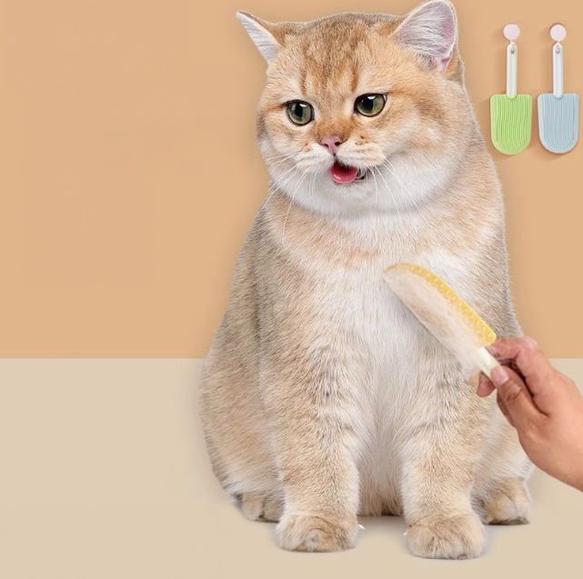 Effortless Cat Grooming with Sticky Brush 2.0 - No Bath Needed-Cat Grooming Brush-3-Colydia