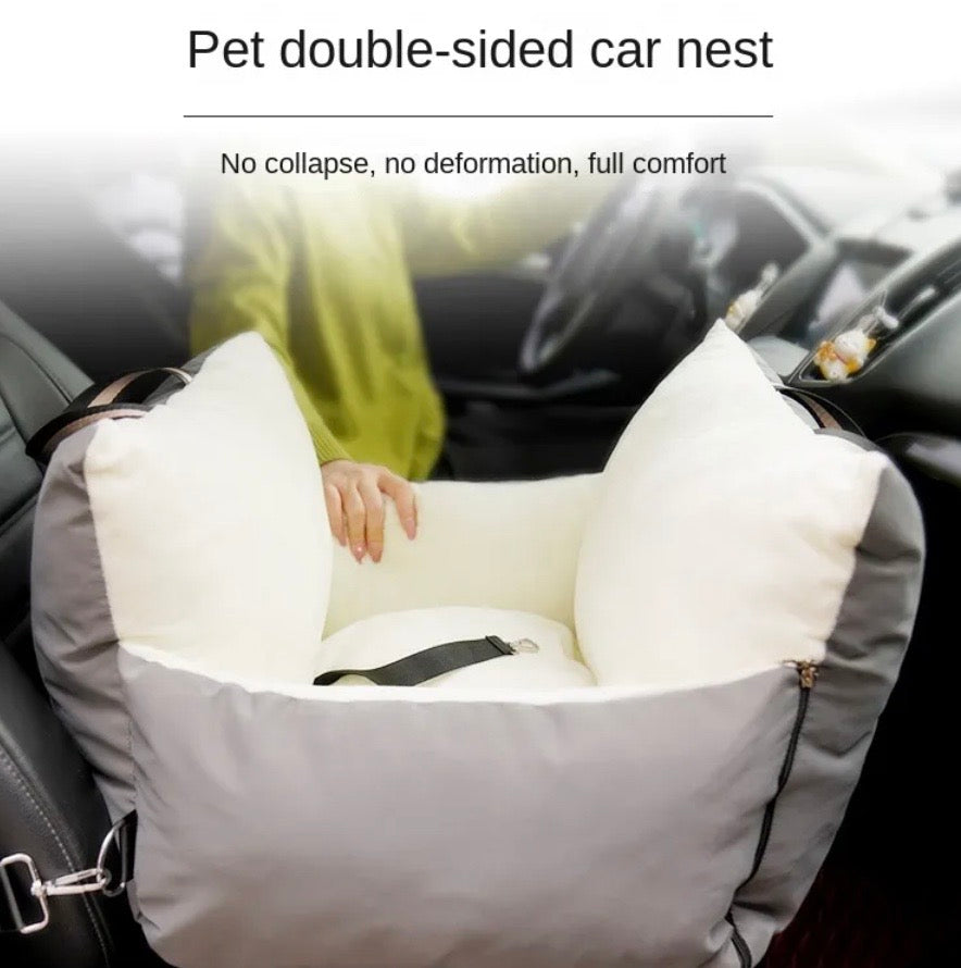 Portable Comfy Dog Car Seat Bed for Safe and Relaxed Travel-Dog Car Seat Bed-3-Colydia