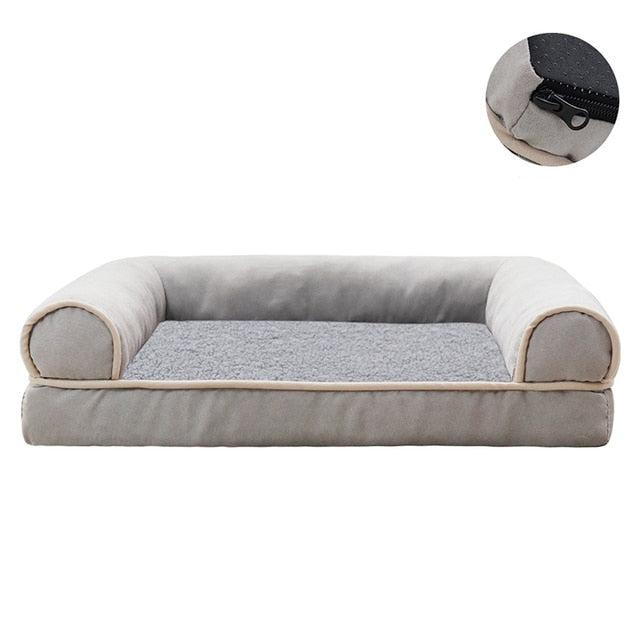 Orthopedic Luxury Dog Sofa Bed - Comfort & Support for Pets-Orthopedic Dog Sofa Bed-S 40X30X9cm-Light Grey-5-Colydia