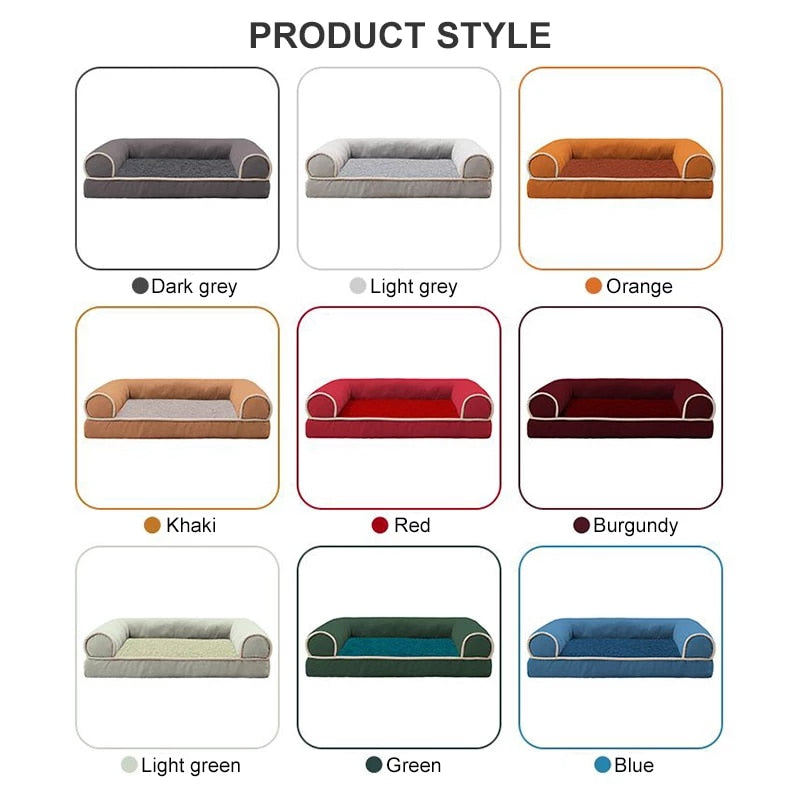 Orthopedic Luxury Dog Sofa Bed - Comfort & Support for Pets-Orthopedic Dog Sofa Bed-15-Colydia