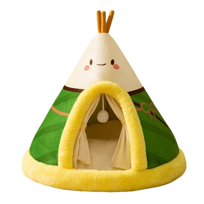 Cozy Tent Cat Nest for Warmth, Comfort & Safety This Winter