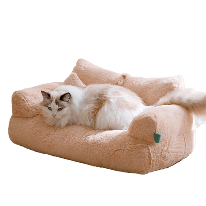 Luxury Cat Sofa Bed - Plush, Spacious, Perfect for Pampered Pets-Luxury Cat Bed-1-Colydia