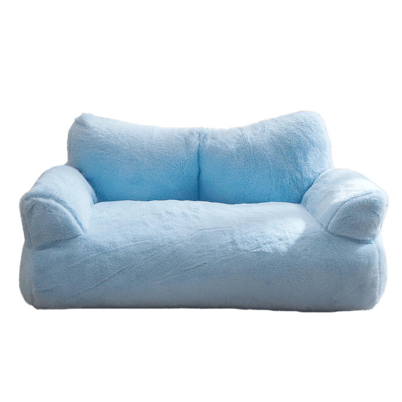 Luxury Cat Sofa Bed - Plush, Spacious, Perfect for Pampered Pets-Luxury Cat Bed-Blue-12-Colydia