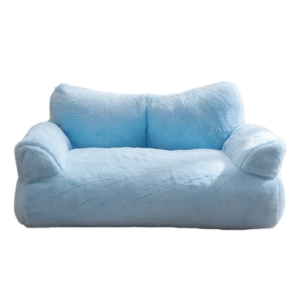 Luxury Cat Sofa Bed - Plush, Spacious, Perfect for Pampered Pets-Luxury Cat Bed-Blue-12-Colydia