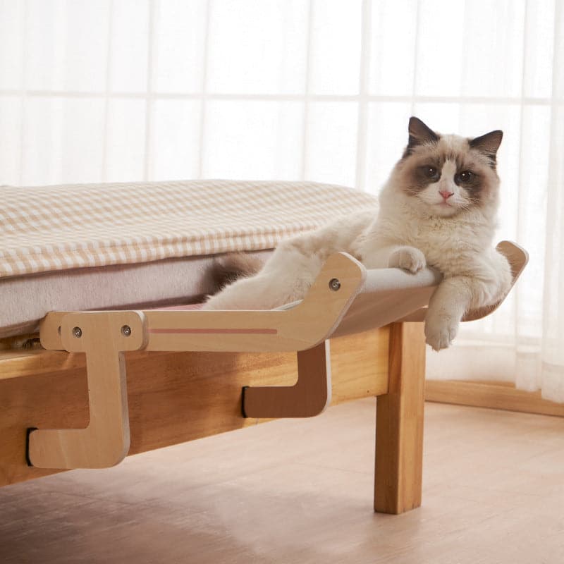 Stylish Wooden Cat Perches for Cozy Beds-Cat Perches-6-Colydia