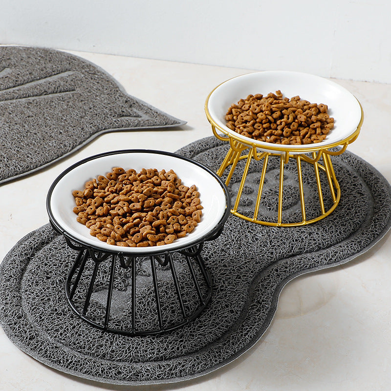 PurrFeast Elevated Cat Bowl Set for Stylish Dining-Elevated Cat Bowl Set-11-Colydia