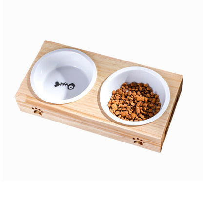 Bamboo Bliss Elevated Cat Bowl-Elevated Cat Bowl-4-Colydia