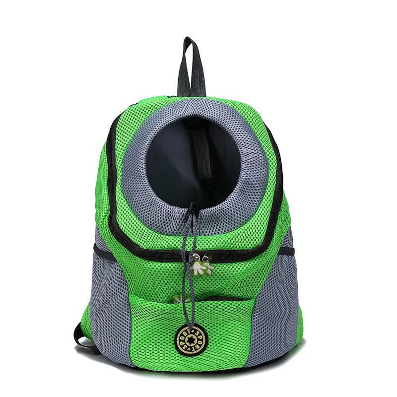 Breathable Pet Carrier Backpack - Spacious Design for Cats & Dogs-Pet Carrier Backpack-green-Large m-5-Colydia