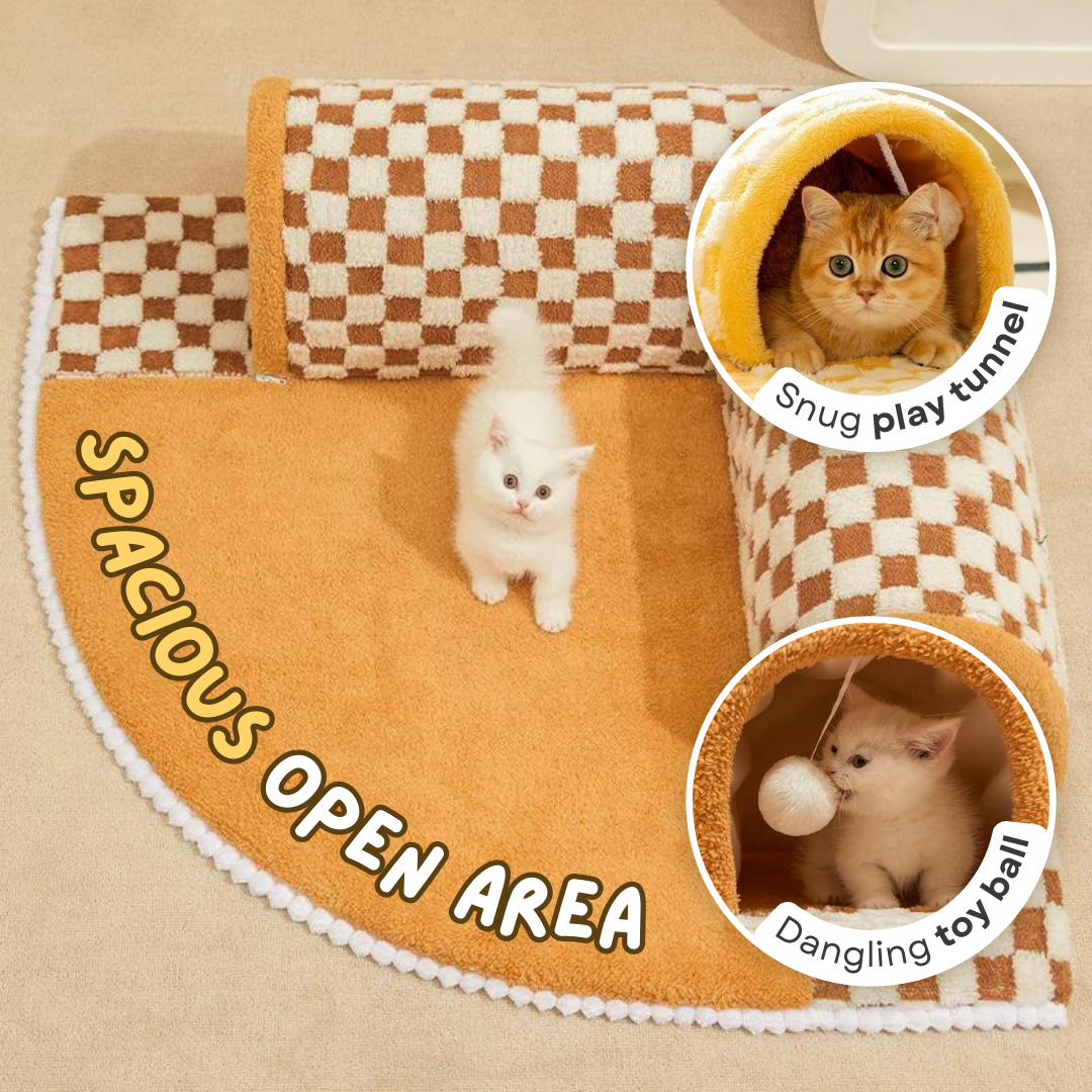 Cozy French Fries Cat Bed with Removable Layers and Non-Slip Base-Cat Bed-2-Colydia