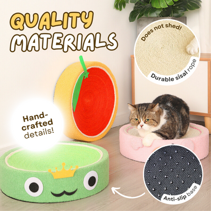 Space-Saving Cat Bed & Scratcher in Cute Designs for Cozy Homes-Cat Bed & Scratcher-4-Colydia