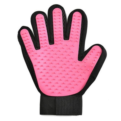 2-in-1 Pet Grooming Glove: Effortless Hair Removal & Massage-Grooming Glove for Pets-Pink-Left Hand-2-Colydia