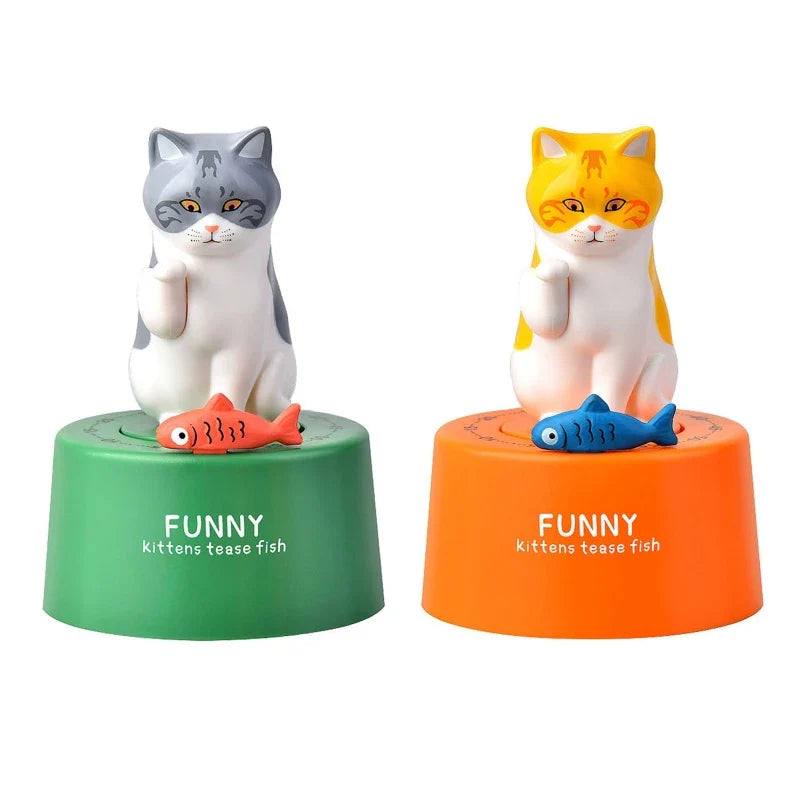 Magnetic Funny Cat Kitchen Timer – Manual, Adorable, 60-Min Timer-**Kitchen Timer**-2-Colydia