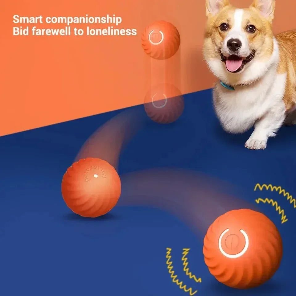 Interactive Dog Toy Ball: Smart, Rechargeable Fun for Active Pups!-Interactive Dog Toy-2-Colydia