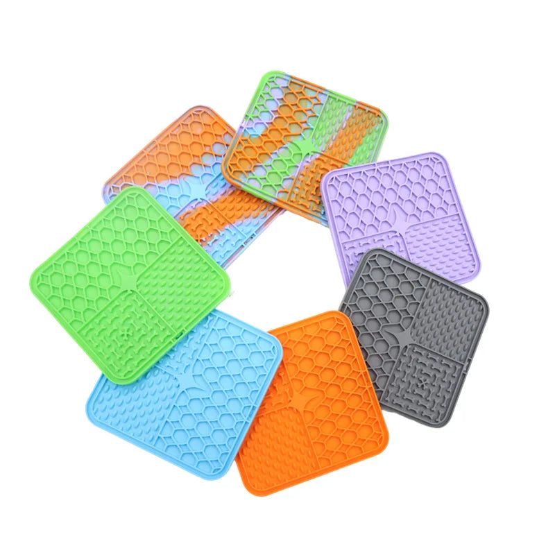 Silicone Lick Mat for Dogs - Stress Relief and Slow Feeding Aid-Lick Mat for Dogs-6-Colydia