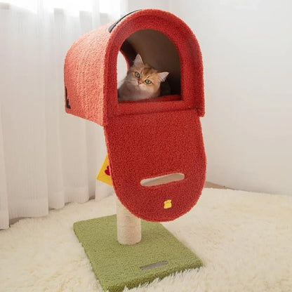 Unique Cat Tower with Sisal Scratching Post & Plush Bed Combo-Cat Tower and Scratching Post-United States-6-Colydia