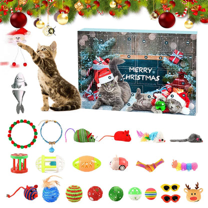 Festive Cat Toy Advent Calendar: 24 Days of Fun & Surprises-Product Type: Cat Toy Advent Calendar-2024-2-Colydia