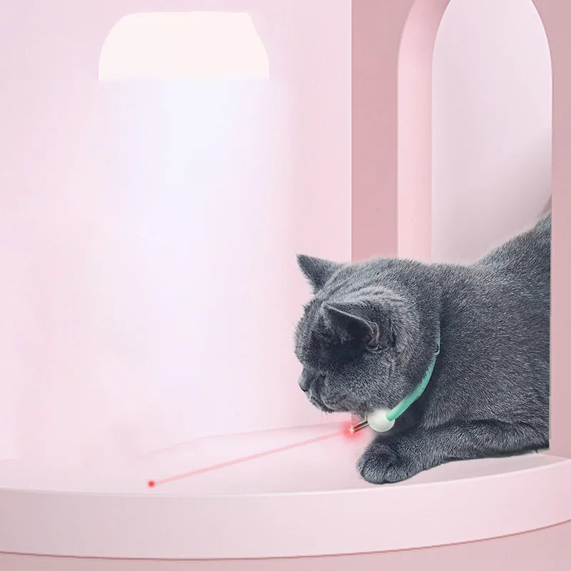 USB Rechargeable Cat Laser Collar for Interactive Play & Training-Interactive Cat Toy-5-Colydia